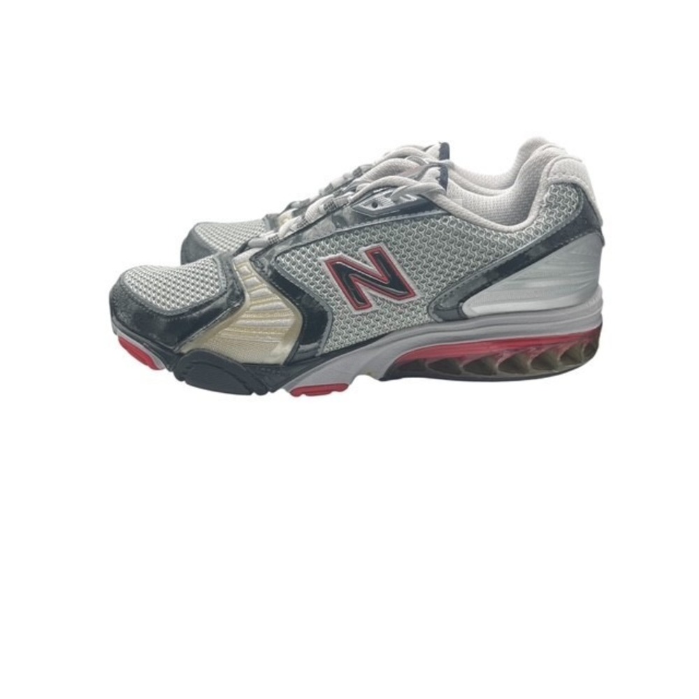New Balance Mens SZ 9D MX8520 Cross Training Shoes White/Silver Rare U.S.A-1119